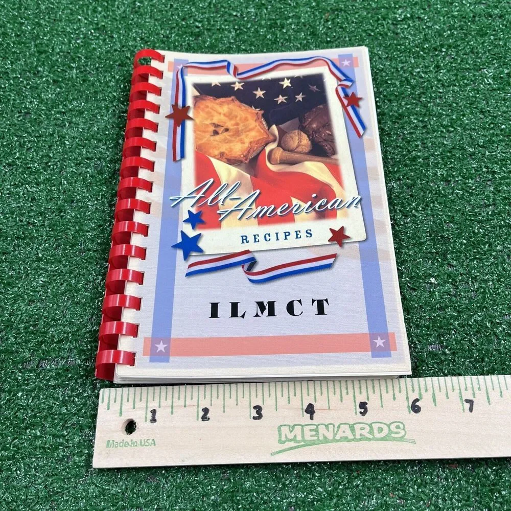All-American Recipes ILMCT Cookbook Spiral Bound 2005 Inscription Inside‎ Front